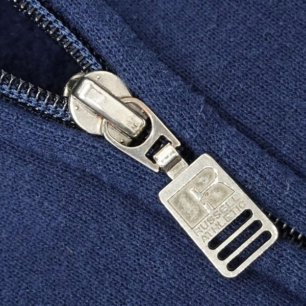 画像3: 90-00's RUSSELL フルジップ スウェットパーカー "NAVY" (3)