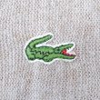 画像2: 80's IZOD LACOSTE アクリルカーディガン "BEIGE / 糸巻きタグ" (2)