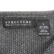 画像2: 00's STRUCTURE ヘンリーネック コットンニット (2)