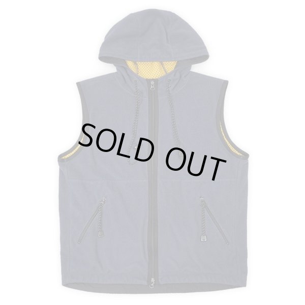 画像1: 00's OLD GAP フーディー フリースベスト (1)