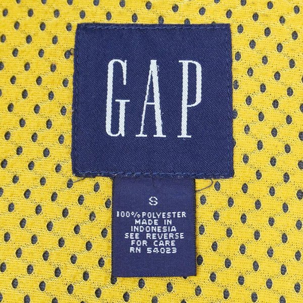 画像2: 00's OLD GAP フーディー フリースベスト (2)