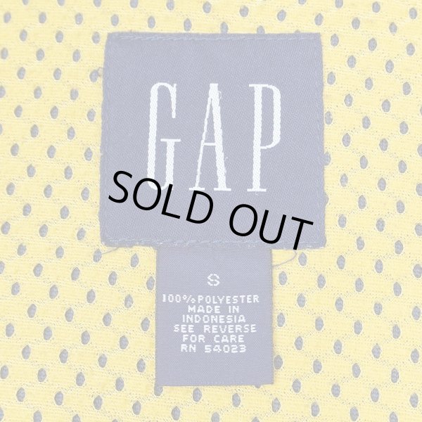 画像2: 00's OLD GAP フーディー フリースベスト (2)