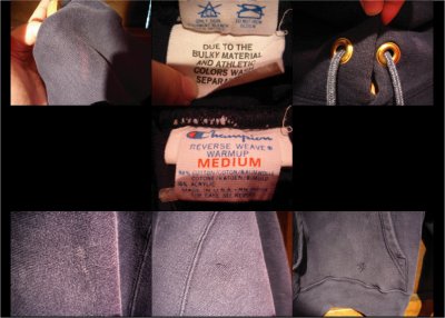 画像2: 80's チャンピオン リバースウィーブ PARKA "無地”