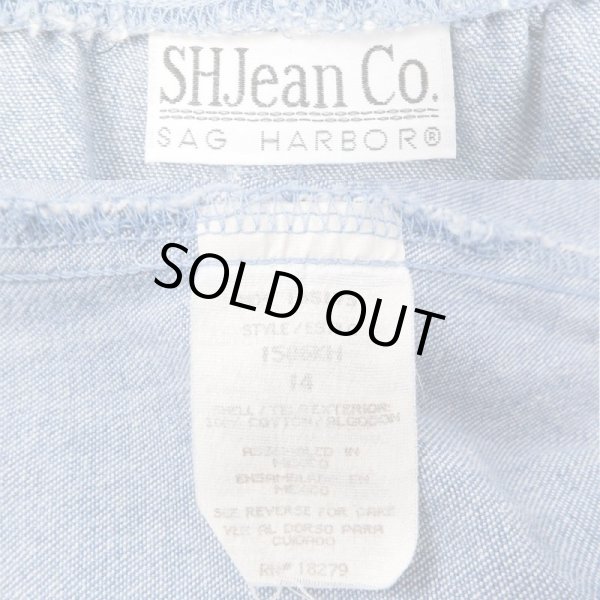 画像3: 00's SAG HARBOR デニムイージーパンツ (3)