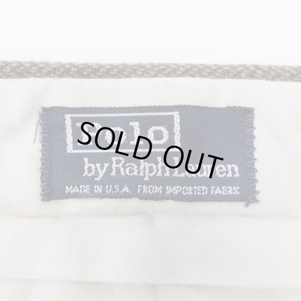 画像3: Early 90's Polo Ralph Lauren 2タック ウールトラウザー "MADE IN USA" (3)