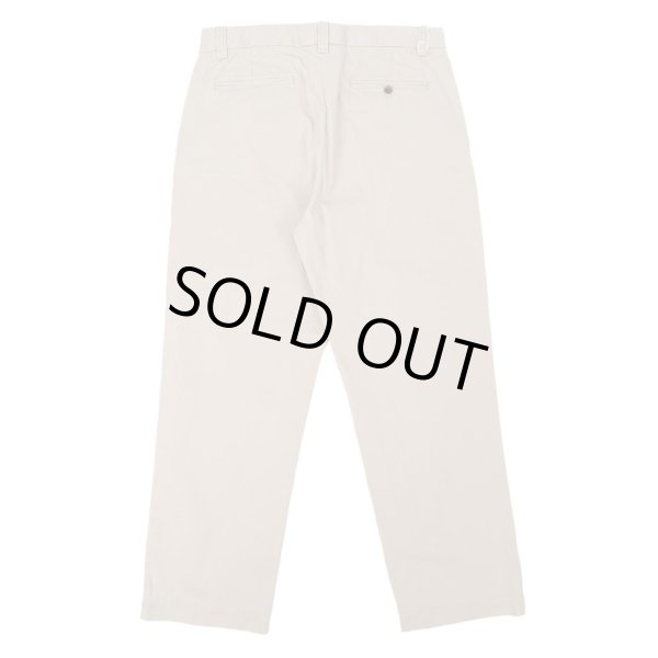 画像2: 00's Polo Ralph Lauren ノータック チノトラウザ― "W32 L30 / BEIGE" (2)