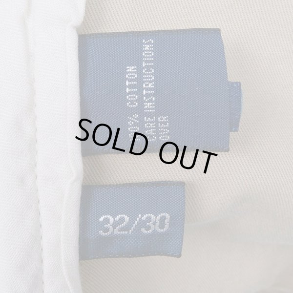 画像4: 00's Polo Ralph Lauren ノータック チノトラウザ― "W32 L30 / BEIGE" (4)