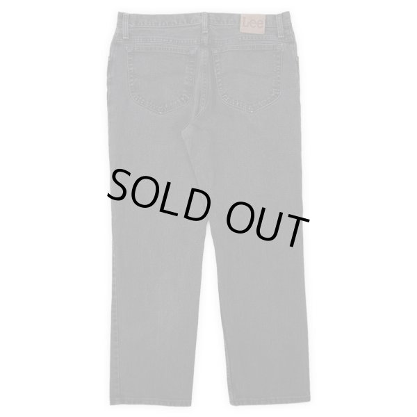 画像2: 00's Lee ブラックデニムパンツ "W36 L30" (2)