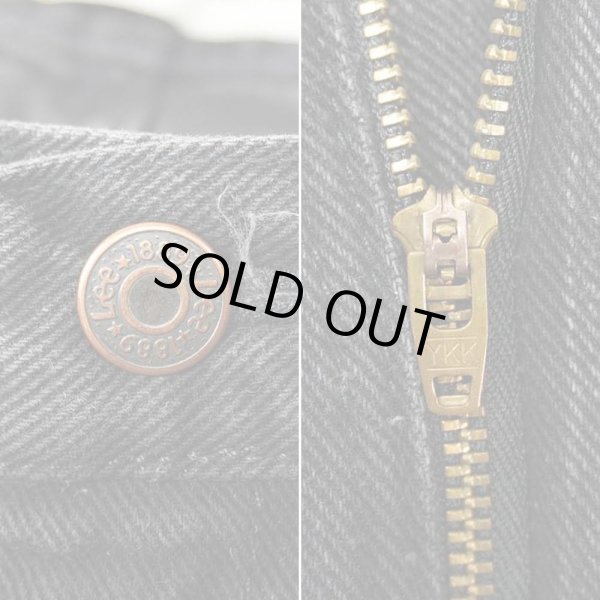 画像5: 00's Lee ブラックデニムパンツ "W36 L30" (5)