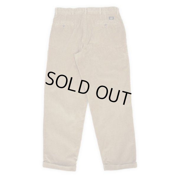 画像2: 90's DOCKERS 2タック 太畝コーデュロイトラウザー "BEIGH / W32 L30" (2)