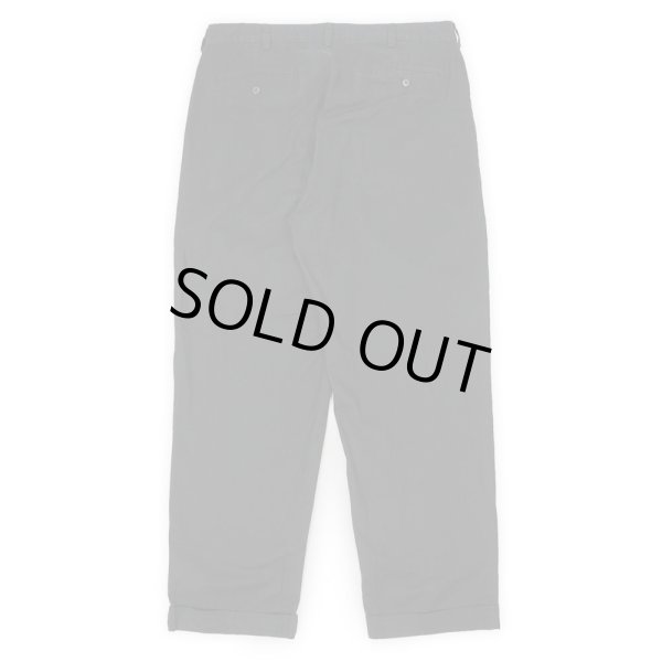 画像2: 90's Polo Ralph Lauren 2タック チノトラウザー "HAMMOND PANT / BLACK / W34 L30" (2)