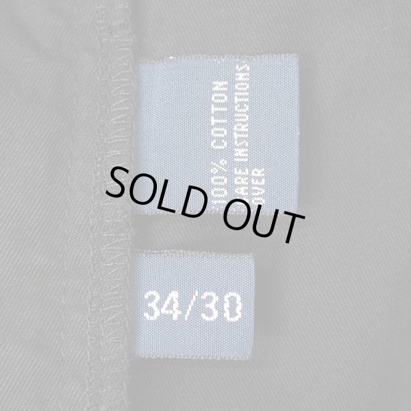 画像4: 90's Polo Ralph Lauren 2タック チノトラウザー "HAMMOND PANT / BLACK / W34 L30" (4)