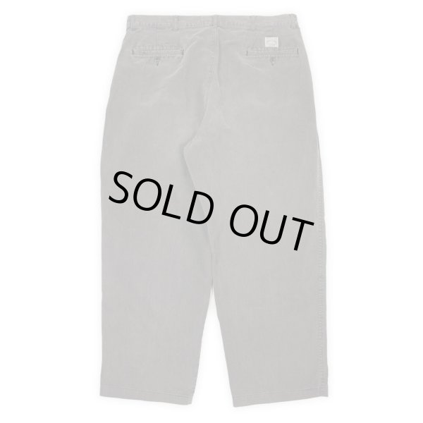 画像2: Early 90's Polo Ralph Lauren 2タック チノトラウザー "FADE BLACK / W36" (2)