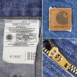 画像3: Early 00's Carhartt ダブルニー デニムペインターパンツ "MADE IN USA / B73 DST" (3)