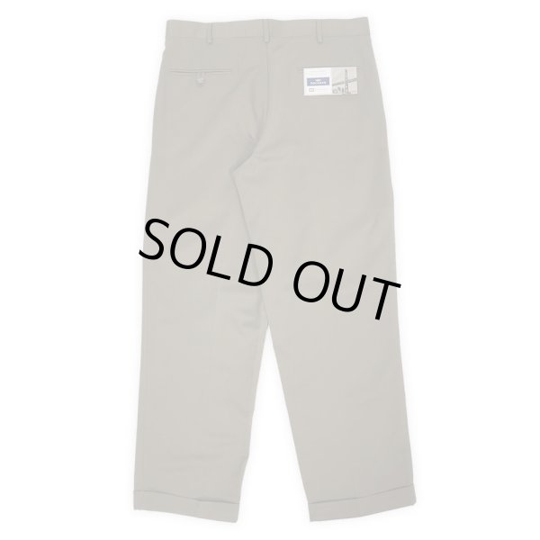 画像2: 00's DOCKERS 2タック ポリエステルトラウザー "DEADSTOCK / Olive / W34 L30" (2)