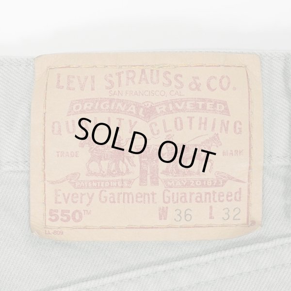 画像3: Early 00's Levi's 550 カラーデニムパンツ "MADE IN USA / W36 L32" (3)