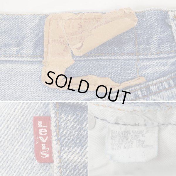画像3: 80's Levi's 501 デニムパンツ "MADE IN USA / 実寸W34 L28" (3)