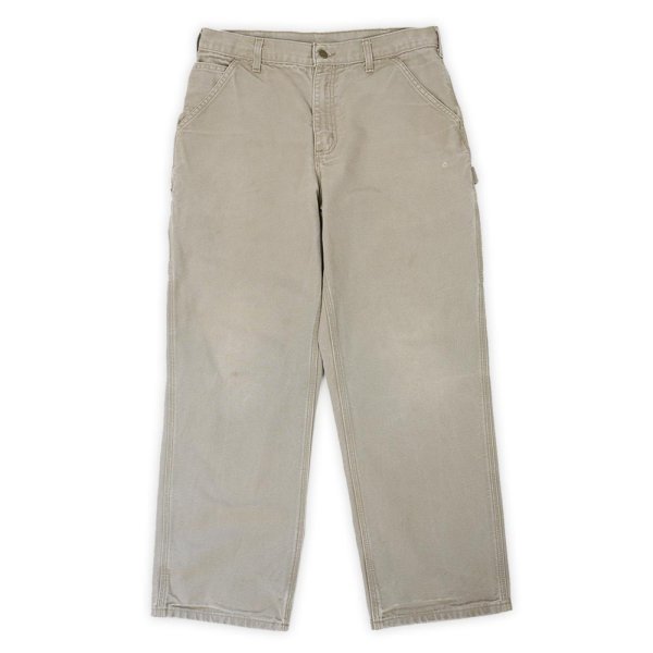 画像1: 00's Carhartt ダックペインターパンツ "B11 DES / W33 L30" (1)