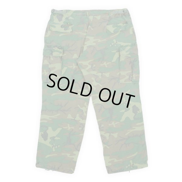 画像2: 60's US.ARMY グリーンリーフカモ柄 ジャングルファティーグパンツ “XLARGE-REGULAR” (2)