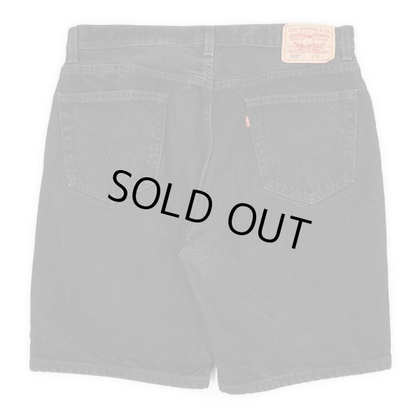 00's Levi's 505 ブラックデニムショーツmbm03380901482741