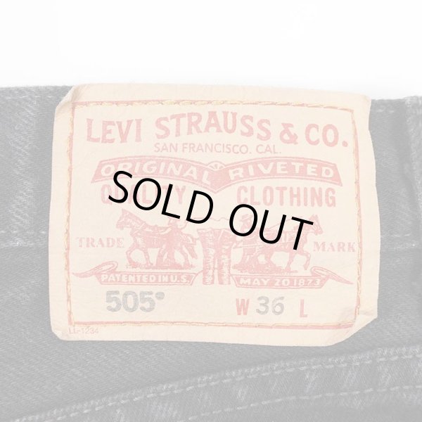 画像3: 00's Levi's 505 ブラックデニムショーツ (3)