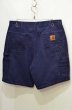 画像2: Carhartt ダックペインターショーツ “NAVY” (2)