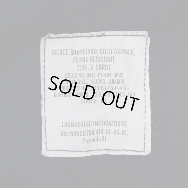 画像3: 03's US.NAVY シップボードジャケット "ステンシル" (3)