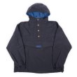 画像1: 90's Columbia ナイロンアノラックパーカー "BLACK" (1)