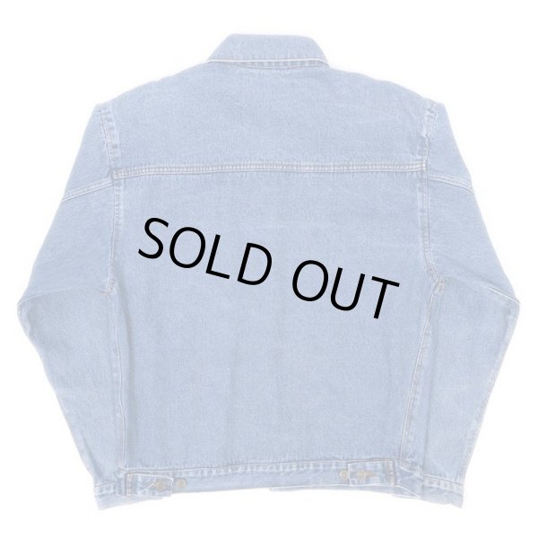 画像2: 90's PULP FICTION ロゴ刺繍 デニムジャケット (2)