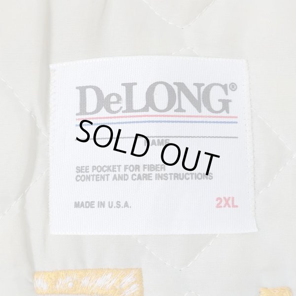 画像3: 90's DeLONG 襟付き 太畝コーデュロイスタジャン "MADE IN USA / AMERICAN LEGION" (3)