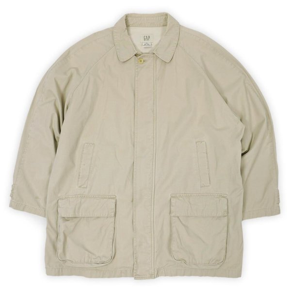 画像1: 90's OLD GAP コットン ハーフコート (1)