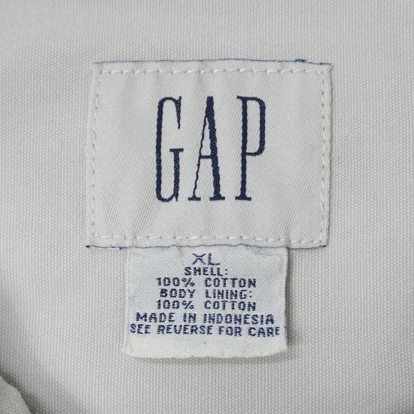 画像2: 90's OLD GAP コットン ハーフコート (2)