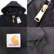 画像4: 新品 Carhartt アクティブジャケット "BLACK / MADE IN USA" (4)