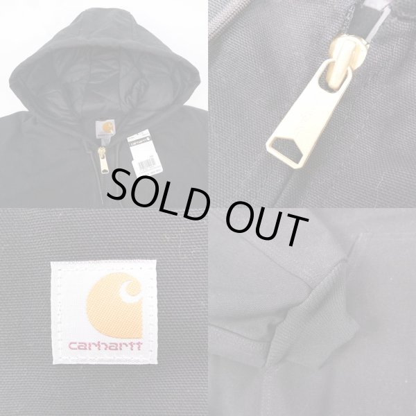 画像4: 新品 Carhartt アクティブジャケット "BLACK / MADE IN USA" (4)