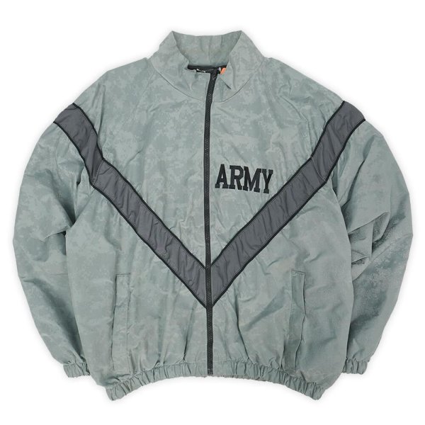 画像1: 00's US.ARMY IPFU ピクセルカモ柄 ナイロントレーニングジャケット "LARGE-SHORT" (1)
