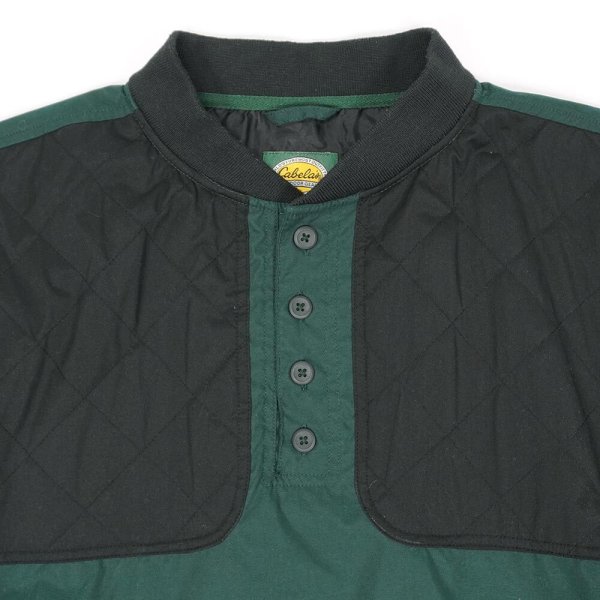 画像3: 90's Cabela's ハンティングプルオーバー "GREEN × BLACK" (3)