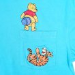 画像3: 90's Winnie The Pooh キャラクター刺繍 L/S ポケットTシャツ (3)