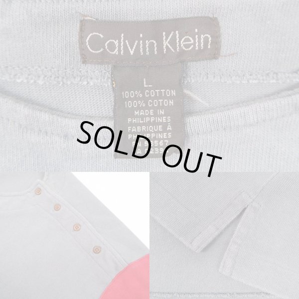 画像2: 90's Calvin Klein ボートネックカットソー (2)