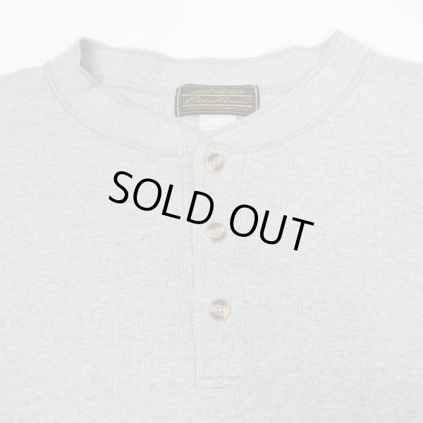 画像3: 80's Eddie Bauer ヘンリーネックカットソー "黒タグ" (3)