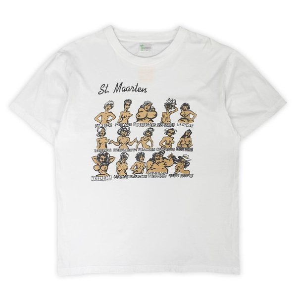 画像1: 00's Unknown "Boobs" プリントTシャツ (1)