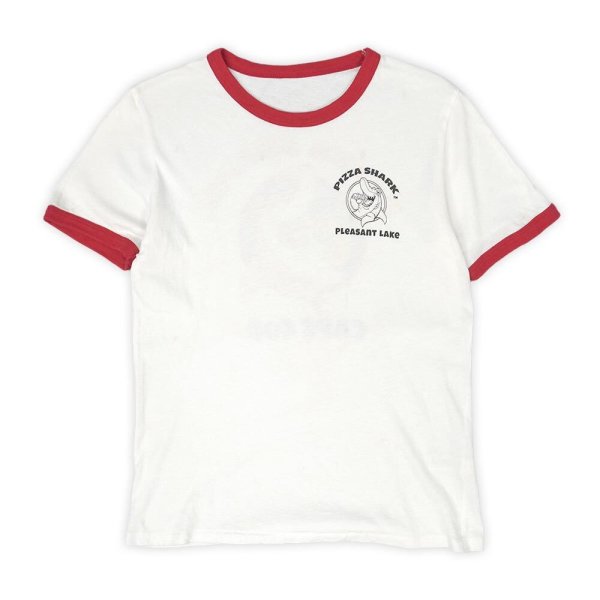画像1: 00's PIZZA SHARK リンガーTシャツ (1)