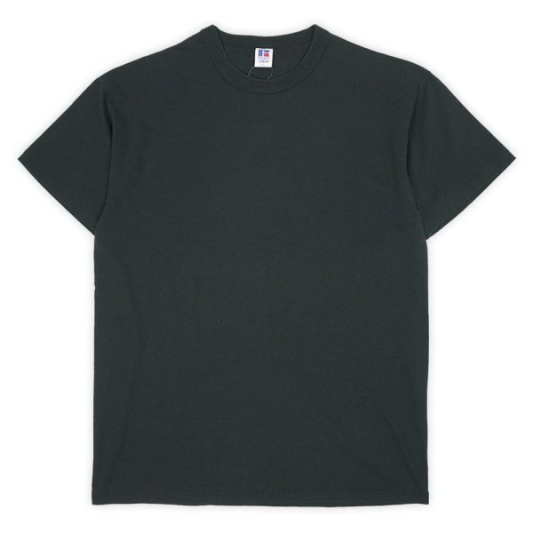 画像1: 90's RUSSELL ブランクTシャツ “BLACK / MADE IN USA” (1)