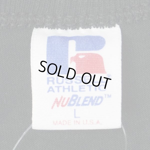 画像2: 90's RUSSELL ブランクTシャツ “BLACK / MADE IN USA” (2)