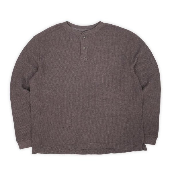 画像1: 00's ST JOHN'S BAY ヘンリーネック サーマル カットソー "DEADSTOCK" (1)