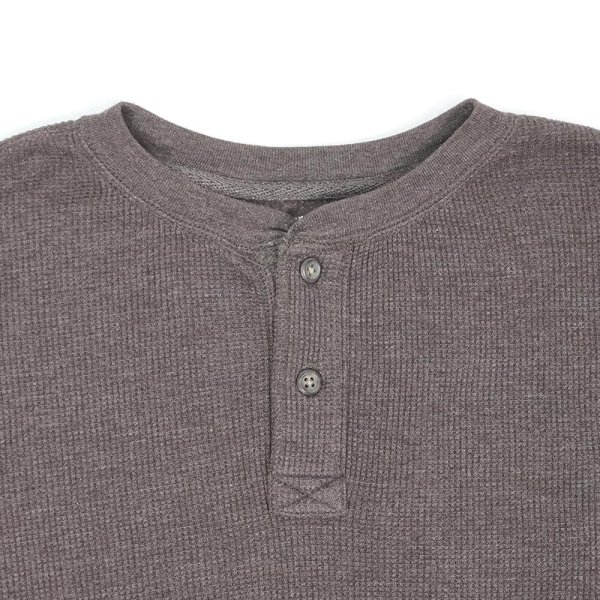 画像3: 00's ST JOHN'S BAY ヘンリーネック サーマル カットソー "DEADSTOCK" (3)