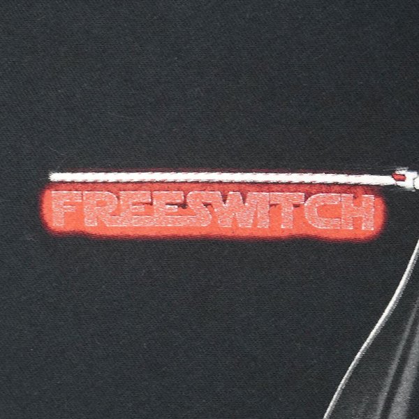 画像2: 00's FREESWITCH パロディプリントTシャツ (2)