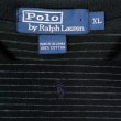 画像2: 90's Polo Ralph Lauren ボーダー柄 ポロシャツ (2)