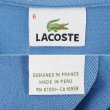 画像2: Late 90's LACOSTE ポロシャツ "DESIGNED IN FRANCE / BLUE" (2)