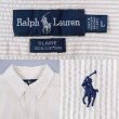 画像3: 90's Polo Ralph Lauren S/S ストライプ柄 ボタンダウンシャツ "Seersucker / BEIGH" (3)