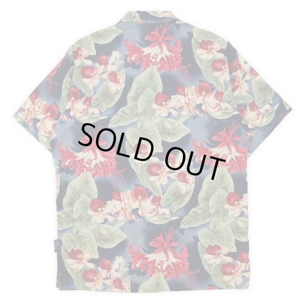 画像2: 90's CHAPS Ralph Lauren 総柄 オープンカラーシャツ (2)